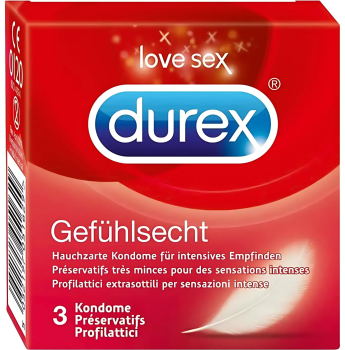 durex - Kondome Gefühlsecht 3Stk.